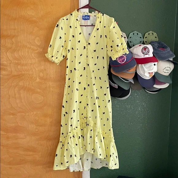 Anthropologie cras Tuva Midi Dress, Size 38/8 - Picture 2 of 6